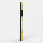 Modern blauwgroen geel gordelstaarttribaal Case-Mate iPhone case (Achterkant/rechts)