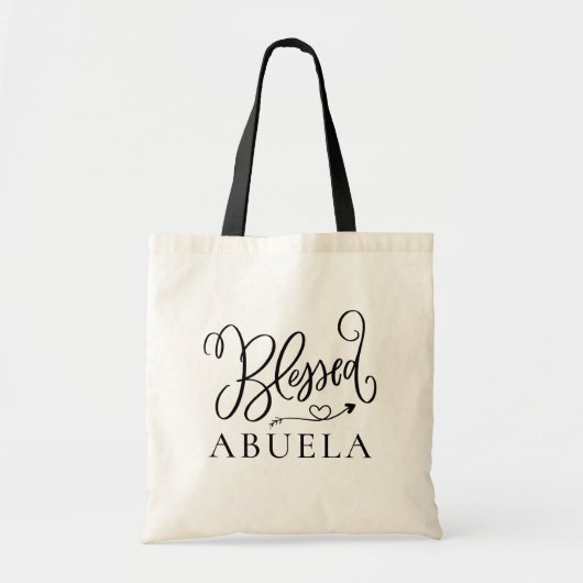 Modern Blessed Abuela Tote Bag (Voorkant)
