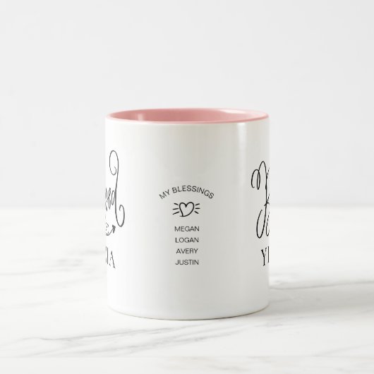 Modern Blessed Yiayia Coffee Mok (Center)