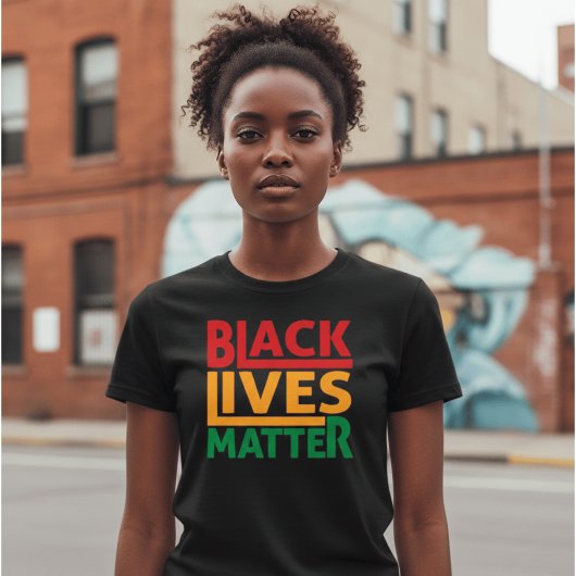 Modern BLM Black History Pride Apparel T-shirt