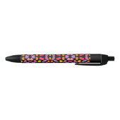 Modern Blob Swatch Patroon Zwarte Inkt Pen (Bodem)