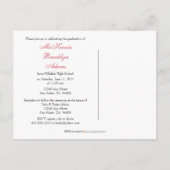 Modern Blocks Afstuderen Aankondiging (roze) (Achterkant)