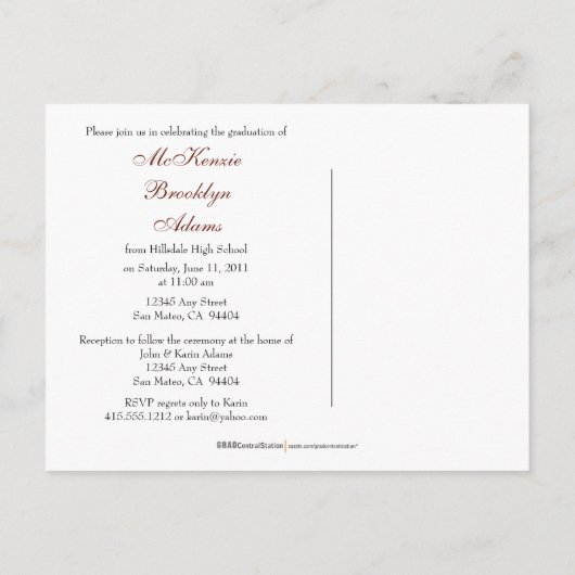 Modern Blocks Afstuderen Aankondiging (Rust) (Achterkant)