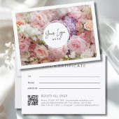 Modern Bloem Logo QR Code Cadeaubon