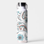 Modern Bloem Motief Print Waterfles (Voorkant)