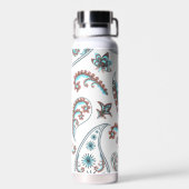 Modern Bloem Motief Print Waterfles (Achterkant)