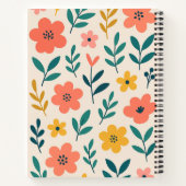 Modern Bloem Notitieboek (Achterkant)