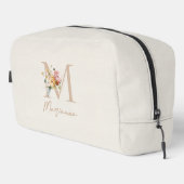 Modern bloemboeket Monogram Toilettasje (Rechterhoek)