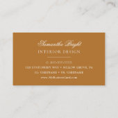 Modern Bloemenboeket Visitekaartje (Achterkant)