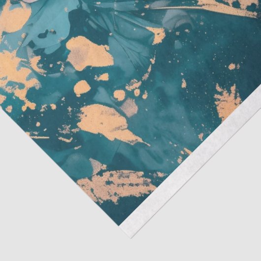 Modern Bloemendecoupe Papier Tissue Paper (Detail)