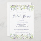 Modern bloemengroen vrijgezellenfeest kaart (Voorkant / Achterkant)