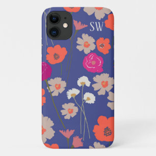 Modern bloemenpatrooncadeau voor her+custom Initia Case-Mate iPhone Case