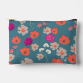 Modern bloemenpatrooncadeau voor her+custom Initia Etui (Voorkant)