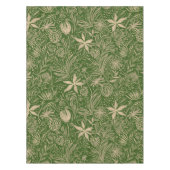 Modern | BLOEMENPRINT | Beige op groen Tafelkleed (Voorkant)