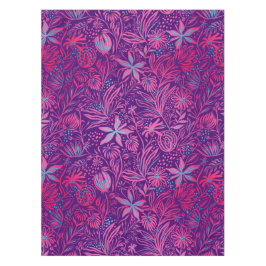 Modern | BLOEMENPRINT | Roze op Paarse Tafelkleed