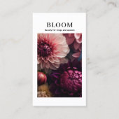 Modern Bloemensalon Visitekaartje (Voorkant)