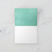 Modern bloemenscript bedankkaart (Binnen)