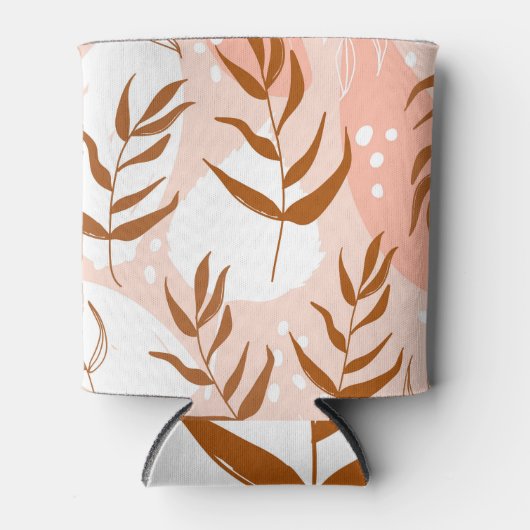 Modern bloemig naadloos patroon, . blikjeskoeler (Voorkant)