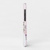 Modern bloemig roze elegant vrouwelijk Case-Mate iPhone case (Achterkant/links)