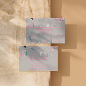 Modern bloemmotief | Elegant en professioneel Visitekaartje