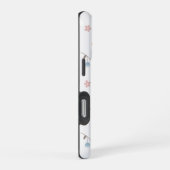 Modern Bloemmotief Naadloos Patroon iPhone Hoesje (Rechterkant)