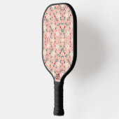 Modern bloemmotief Schattige Pickleball Paddle (Links)