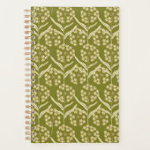 Modern Bloemmotief: Witte Schermbloemen Planner (Voorkant)