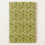 Modern Bloemmotief: Witte Schermbloemen Planner (Achterkant)