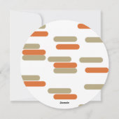 Modern Blok Foto Kerstmis Gepersonaliseerd Feestdagenkaart (Achterkant)