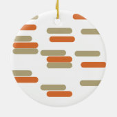 Modern Blok Foto Kerstmis Gepersonaliseerd Keramisch Ornament (Achterkant)