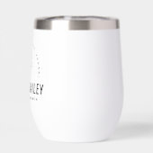 Modern Bloom Wedding Monogram (Achterkant)