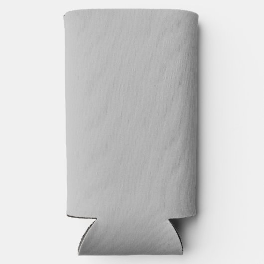 Modern Bloom Wedding Monogram | Grijs Seltzer Blikjeskoeler (Achterkant)