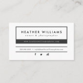 Modern bloos de Roze Visitekaartjes van de (Achterkant)