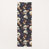 Modern Blossom Skull – Yogamatte mit Stil Yogamat (Voorkant)