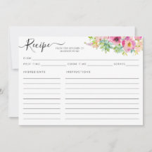 Modern Blozend Roze Succulent Recept Kaart