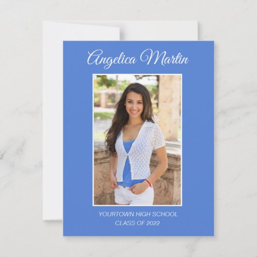 Modern Blue 2 Side Afstuderen 3 Fotoklasse 2022 (Voorkant)