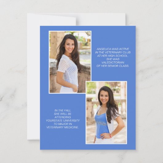 Modern Blue 2 Side Afstuderen 3 Fotoklasse 2022 (Achterkant)