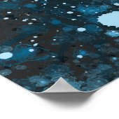 Modern Blue Abstract Poster (Hoek)