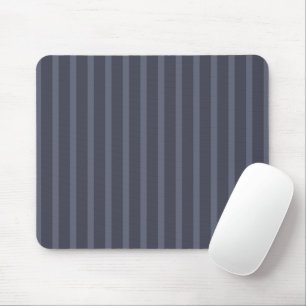 Modern Blue and Gray Striped Mousepad Muismat