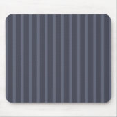 Modern Blue and Gray Striped Mousepad Muismat (Voorkant)