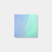 Modern Blue Aqua &Turquoise Geometric Gradation Post-it® Notes (Voorkant)