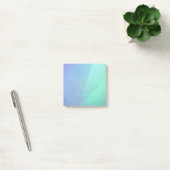 Modern Blue Aqua &Turquoise Geometric Gradation Post-it® Notes (Kantoor)