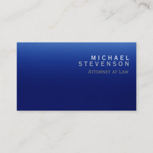 Modern Blue Attorney at Law Visitekaartje