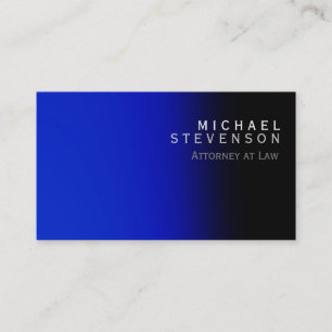 Modern Blue Attorney at Law Visitekaartje