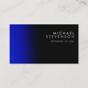 Modern Blue Attorney at Law Visitekaartje
