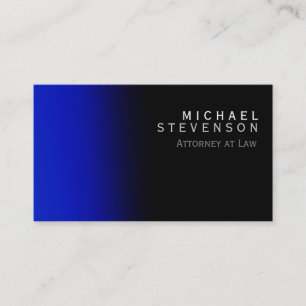 Modern Blue Attorney at Law Visitekaartje