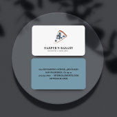 Modern Blue Bakery Visitekaartje | Blueberry-Logo