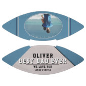 Modern Blue Best Pap Ever Vader Day Foto American Football (Panelen)