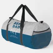 Modern Blue Beste papa ooit Vaderdag Plunjezak (Rechterhoek)