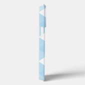 Modern Blue Buffalo iPhone Case met Naam controler (Achterkant / Rechts)